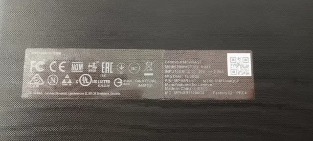 Portátil Lenovo V145-15AST 81MT