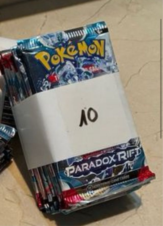 10 Sobres Pokémon Paradox Rift