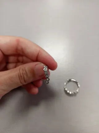 Pendientes Purelei plateados