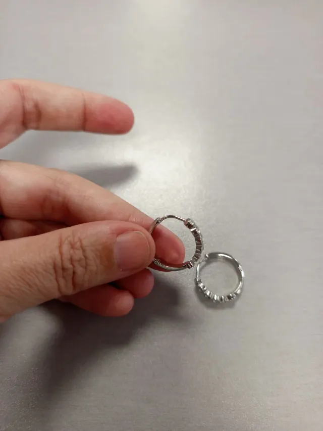 Pendientes Purelei plateados