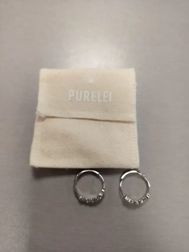 Pendientes Purelei plateados