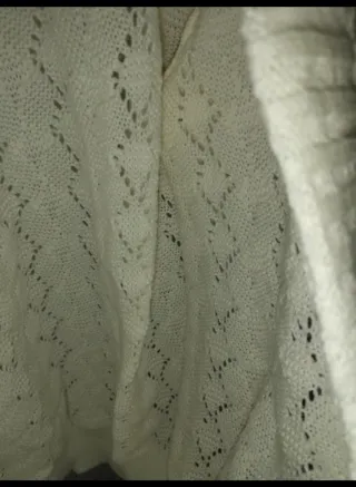 Cardigan uncinetto fatto a mano stile vintage