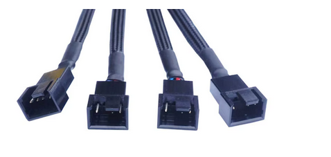 Cable de expansión de ventilador de 4 pines 1 a 4