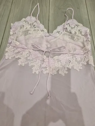 Camisón vintage rosa encaje sexy