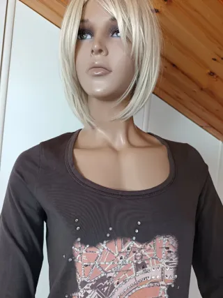 Maglietta Liu Jo marrone con stampa