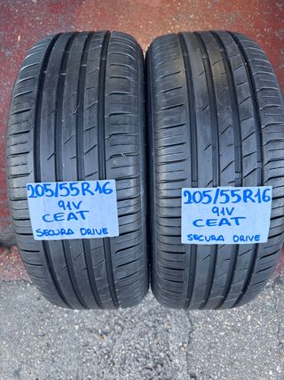 2 Neumáticos CEAT 205/55R16 91V Secura Drive