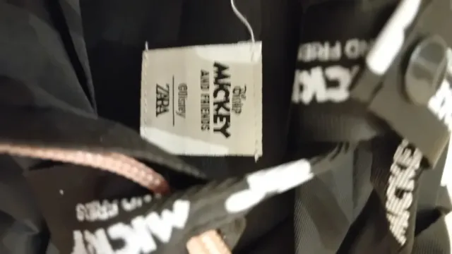 Mochila Zara Mickey Negra y Rosa