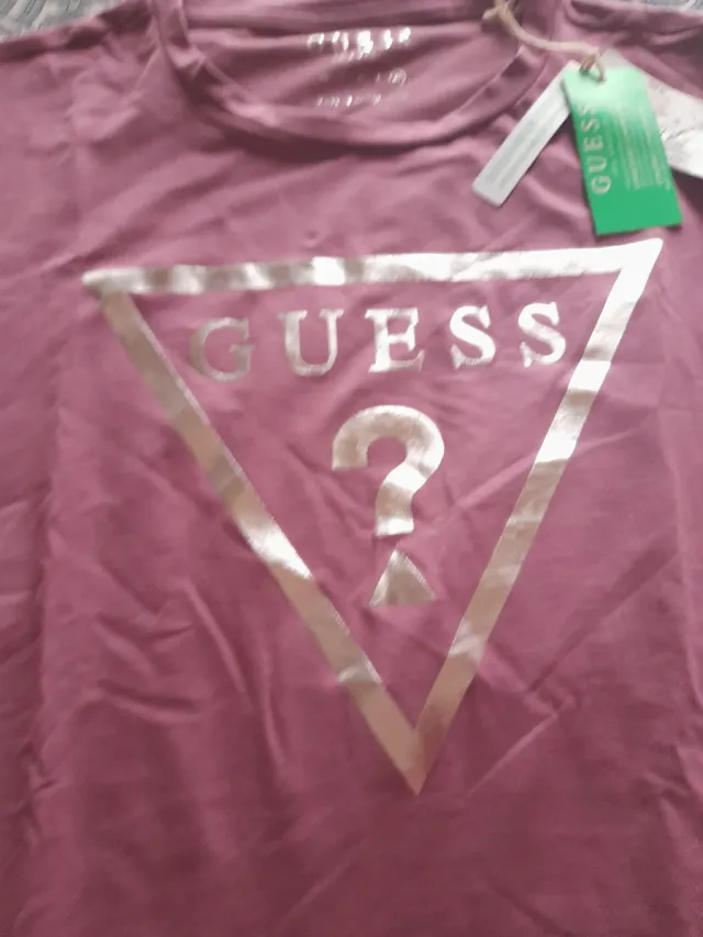 Camiseta Guess Mujer Talla XL Rosa