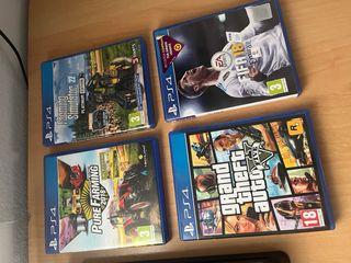 Consola PS4 Slim 500GB + 4 Juegos + 1 mando