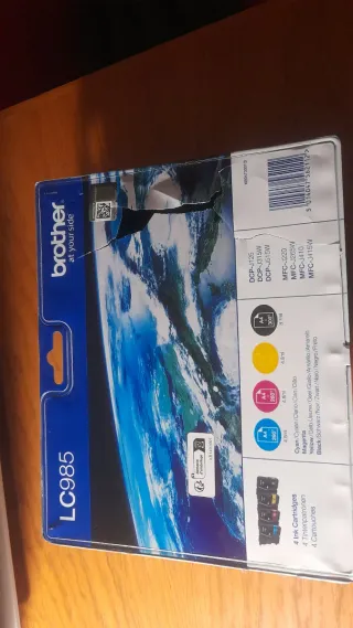 4 Cartuchos Tinta Brother LC985 Originales Nuevos