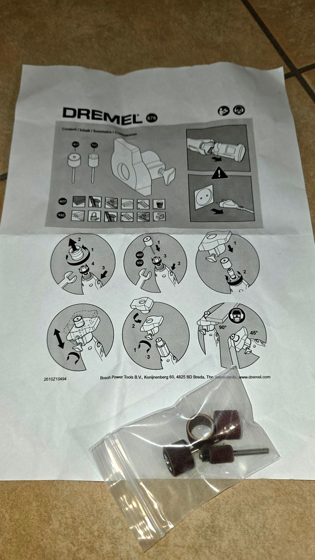 Accessorio originale Dremel per smeriglio 576