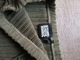 Falda midi punto verde Talla M