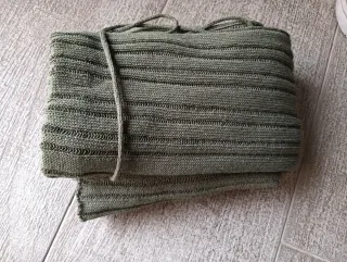 Falda midi punto verde Talla M