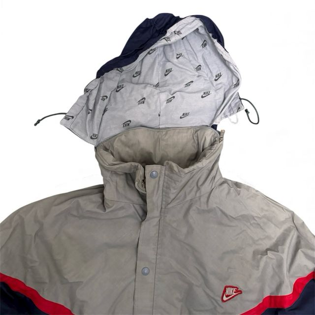 Chaqueta Nike Y2k Beige y Azul