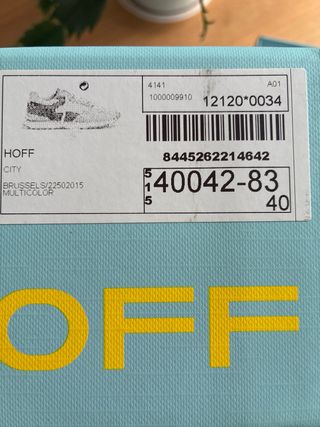 Zapatillas Hoff nuevas T 40