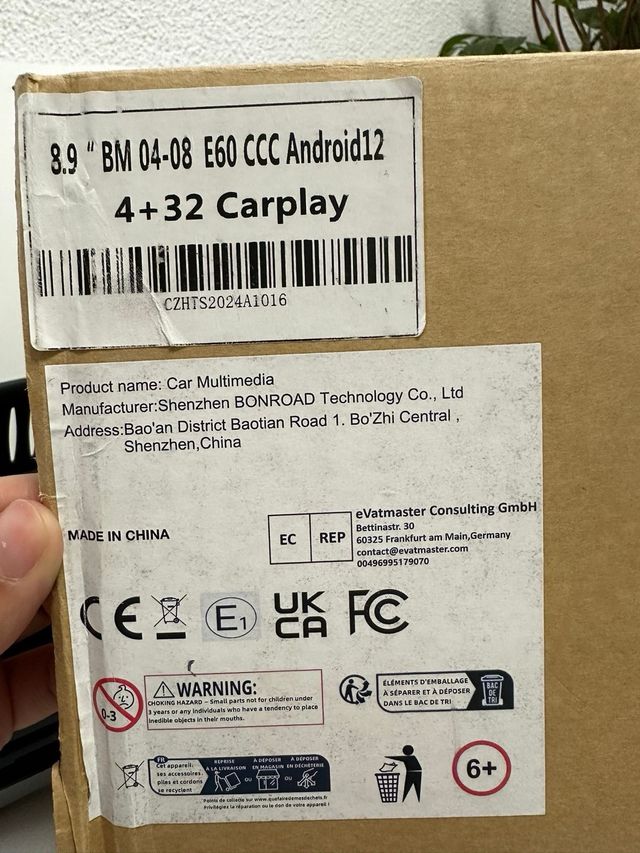 Pantalla BMW E60/E90 2004-2012