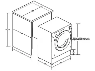 Lavadora-Secadora Haier Integrable 9+5kg Tara