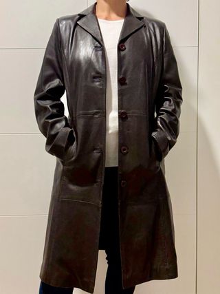 Chaqueta de cuero marrón Zara PRECIO NO NEGOCIABLE