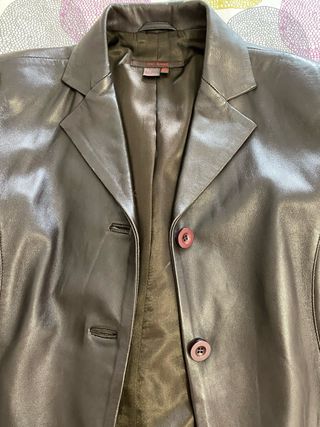 Chaqueta de cuero marrón Zara PRECIO NO NEGOCIABLE