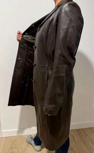 Chaqueta de cuero marrón Zara PRECIO NO NEGOCIABLE