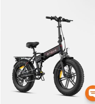 Bicicleta Eléctrica Fat Bike Negra Sin Estrenar