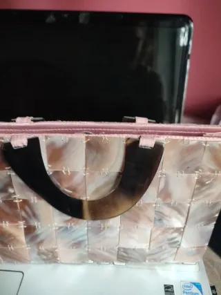 Bolso de fiesta nacar y concha