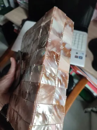 Bolso de fiesta nacar y concha