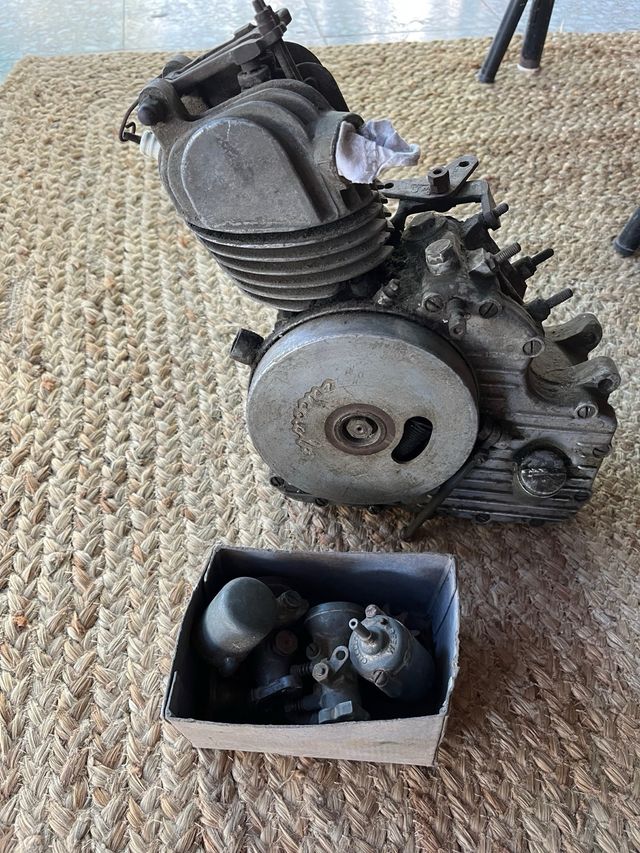 Motor antiguo de moto