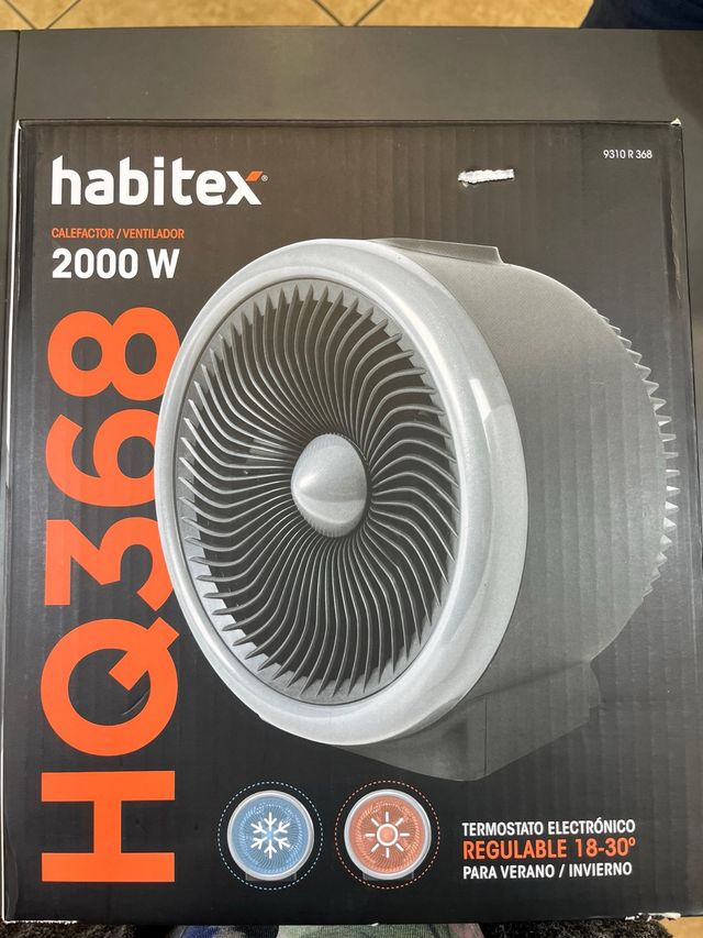 Calefactor-ventilador Habitex HQ368 2000W