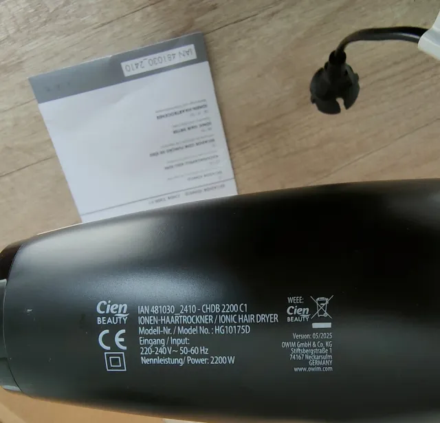 Secador de pelo "Cien" Marca de Lid'l