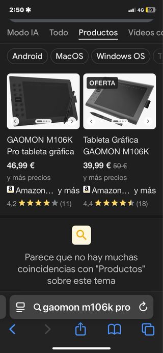 Tablet Gráfica Gaomon Negra