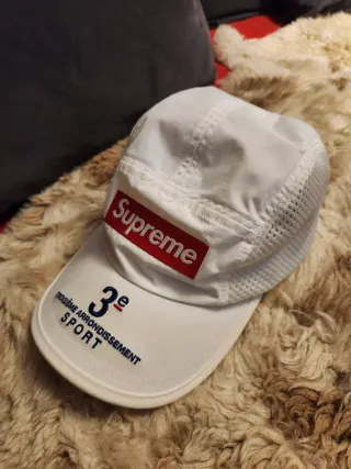Gorra Supreme 3e Arrondissement Sport Blanca