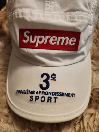 Gorra Supreme 3e Arrondissement Sport Blanca