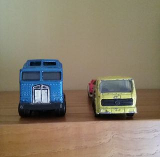 Camiones Guisval y Majorette (Mercedes)