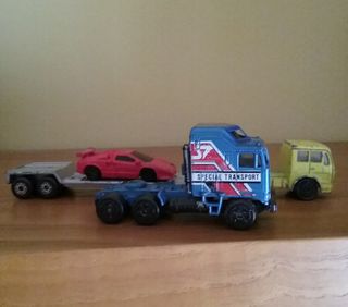 Camiones Guisval y Majorette (Mercedes)