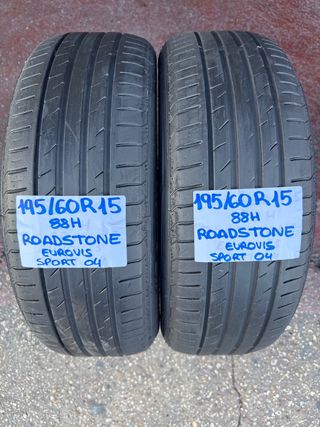 2 Neumáticos ROADSTONE 195/60R15 88H