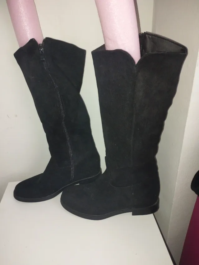 Botas altas negras talla 38