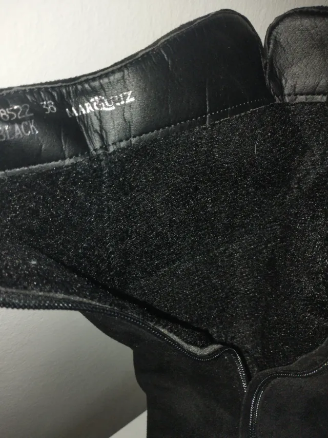 Botas altas negras talla 38