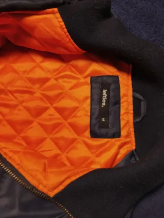 Chaqueta Bomber Aviador Azul