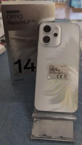 Oppo Reno14 F 5G Plata/Blanco