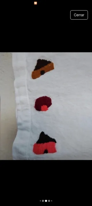 Camisa huipil vintage bordada multicolor