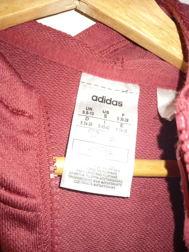 Sudadera Adidas bicolor con capucha