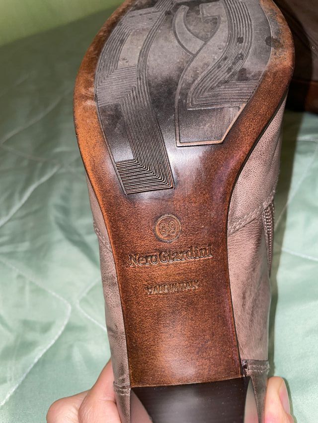 Stivaletti Nero Giardini marrone/grigio