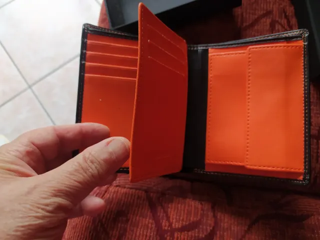 Portafoglio uomo Teeon nero