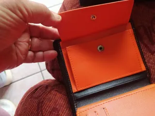 Portafoglio uomo Teeon nero