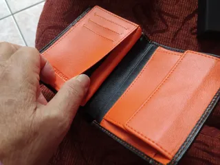 Portafoglio uomo Teeon nero