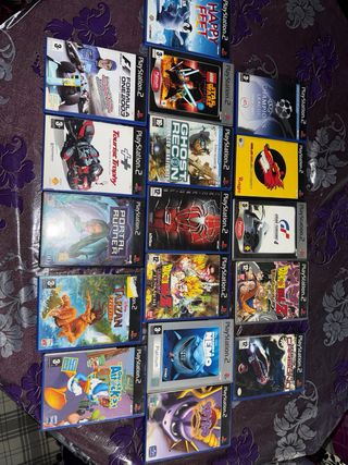 Consola PS2 + 2 Mandos + Juegos