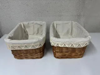 Cestas mimbre 14x30x22