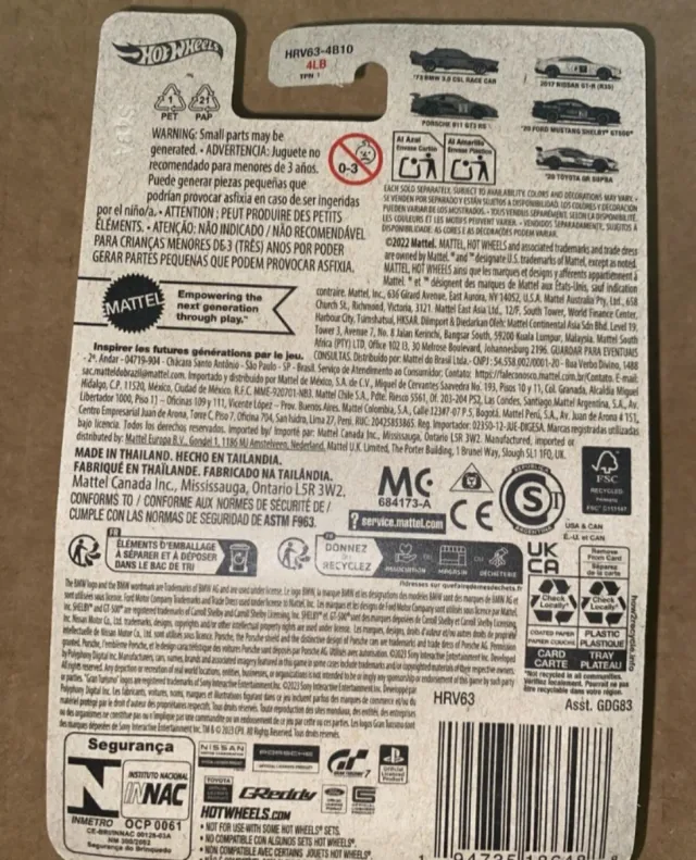 Hot Wheels Gran Turismo BMW Naranja 1/5