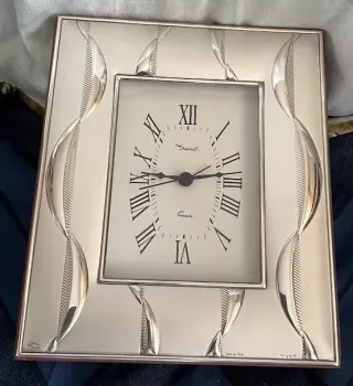 Orologio da tavolo Daniel placcato argento 925